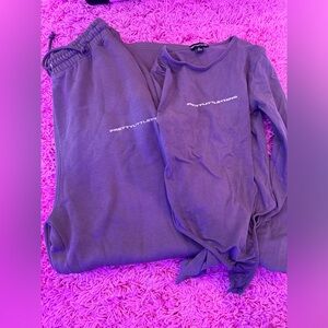 PLT Sweats and top SET!! 
Top: size medium
Sweats: size large